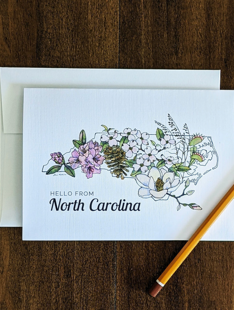 Native Plants North Carolina Card