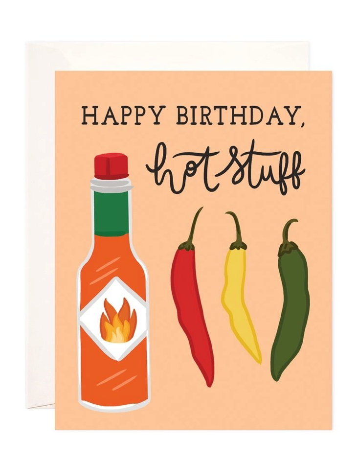 Happy Birthday Hot Stuff Card