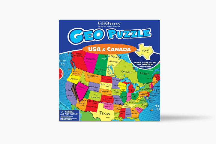 USA and Canada Geography Jigsaw Puzzle