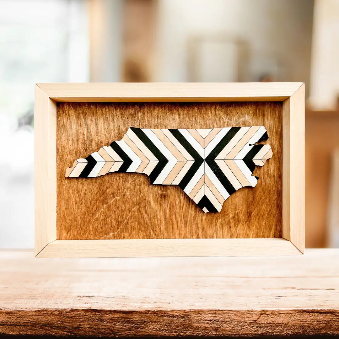 North Carolina Framed Quilt