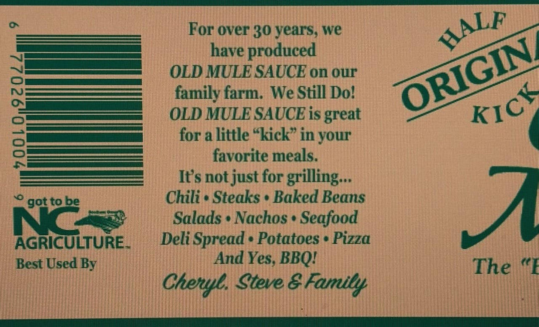 7 - Vinegar Jar Old Mule BBQ Sauce