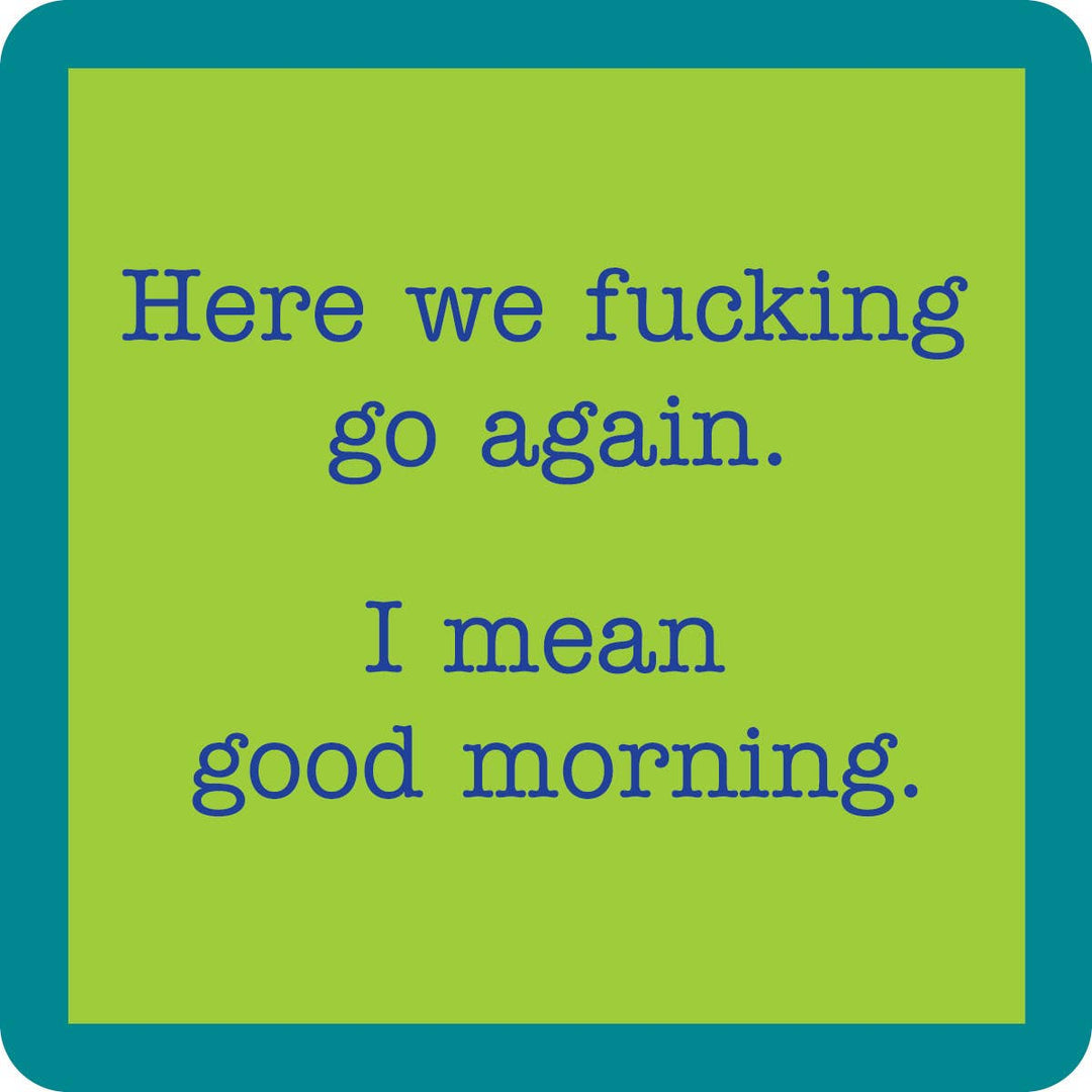 COASTER Good Morning | Funny Party Gift | Home Bar Decor