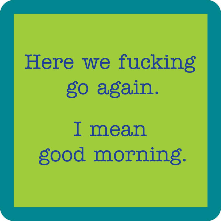 COASTER Good Morning | Funny Party Gift | Home Bar Decor