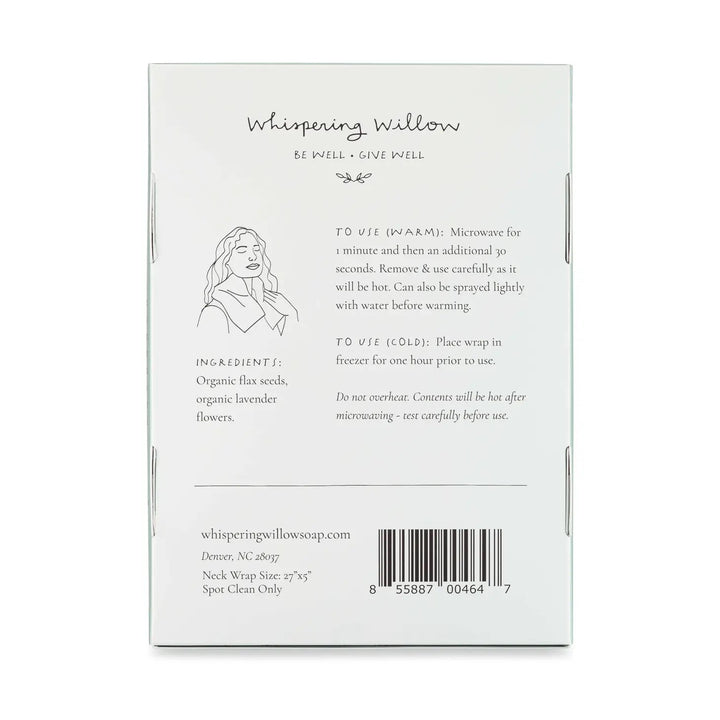 Lavender Neck Wrap - Deep Blue