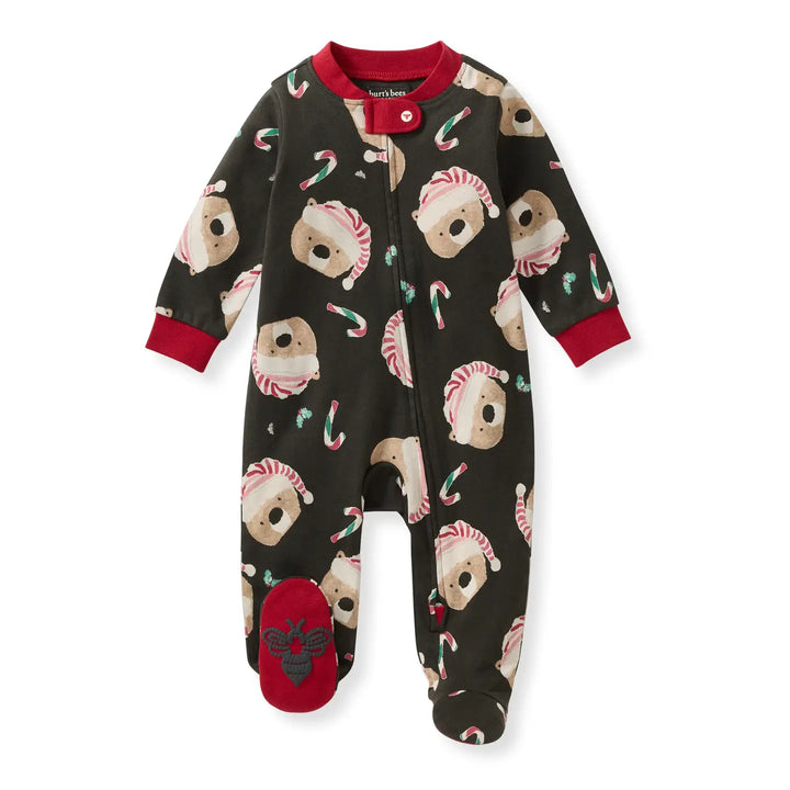 Candy Cane Bear Onesie