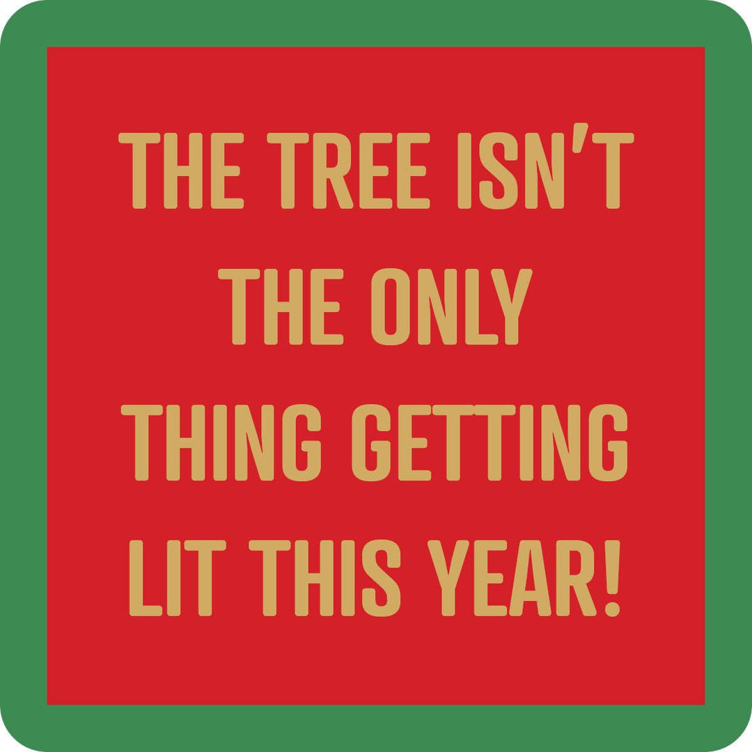 COASTER Lit Christmas | Funny Party Gift | Home Bar Decor