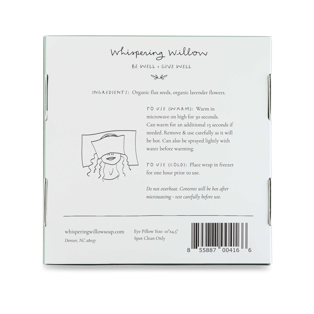 Weighted Eye Pillow - Lavender-Filled - Secret Forest