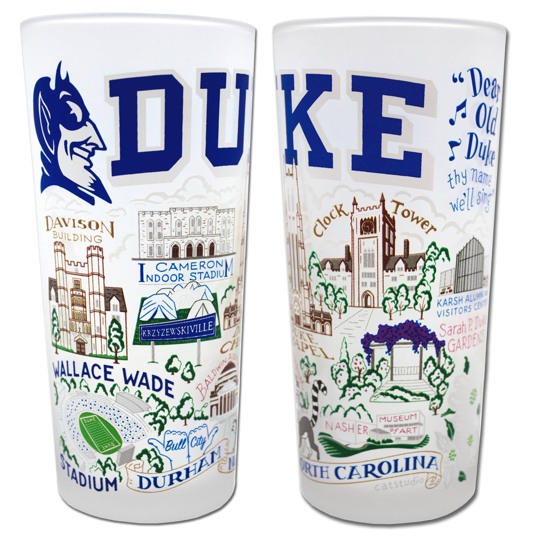 Duke University Collegiate Drinking Glass