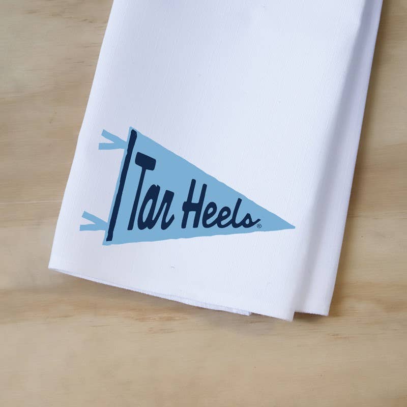 North Carolina Tar Heels Pennant Tea Towel