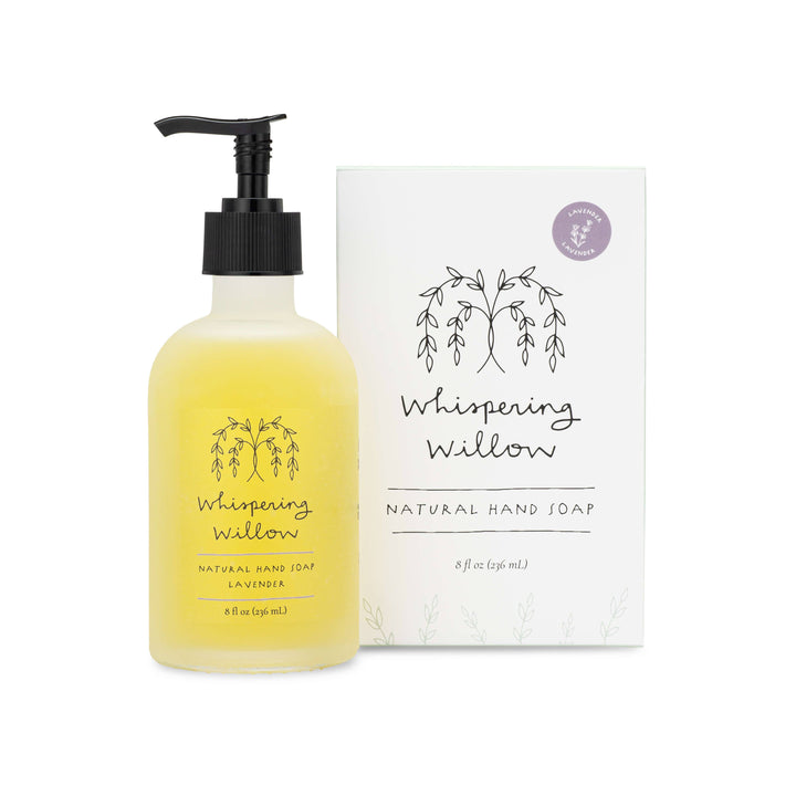 Lavender Hand Soap - 8oz Glass Bottle