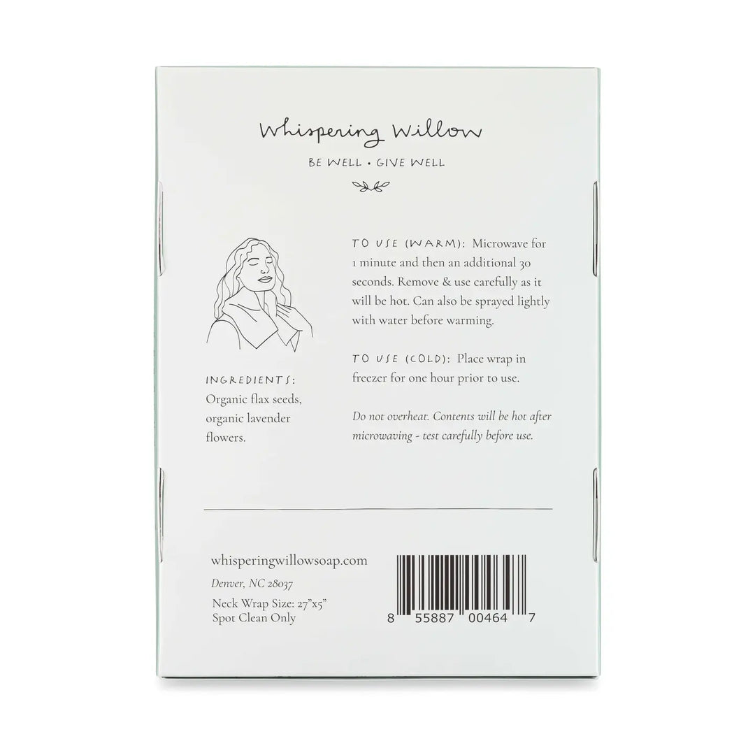 Lavender Neck Wrap- Stone