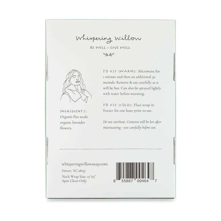 Lavender Neck Wrap- Stone