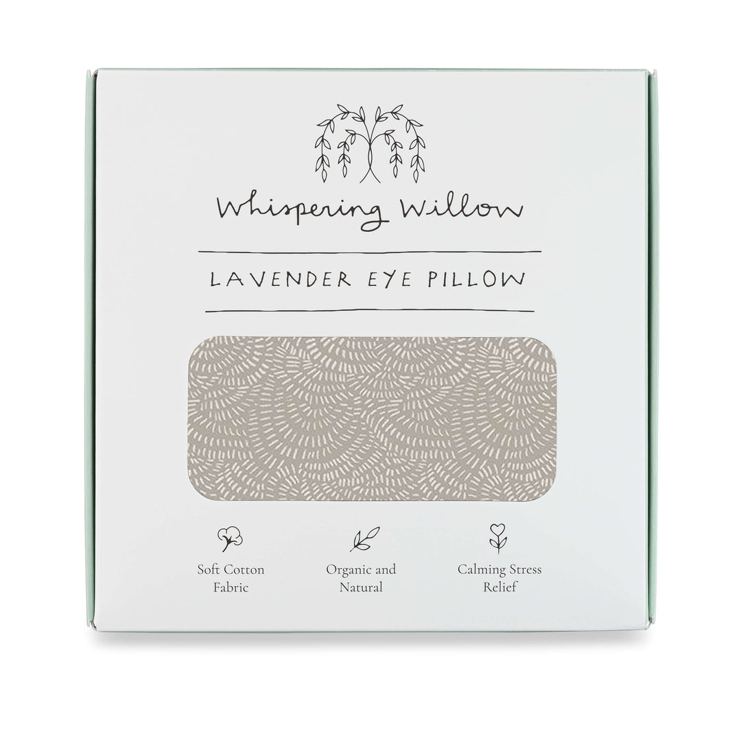 Weighted Eye Pillow - Lavender-Filled - Stone