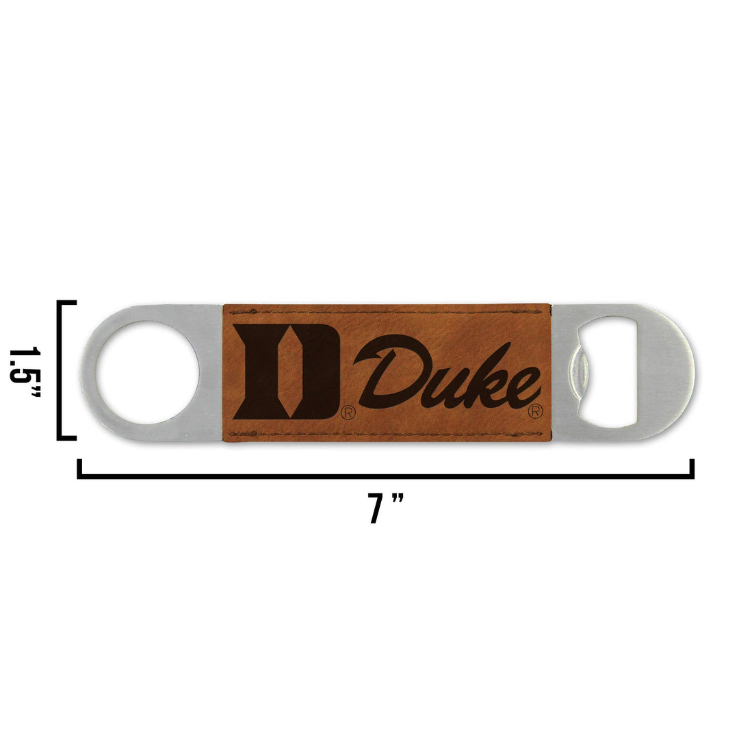 NCAA  Duke Blue Devils Brown Laser Engraved Bar Blade