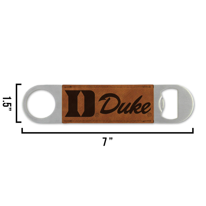 NCAA  Duke Blue Devils Brown Laser Engraved Bar Blade