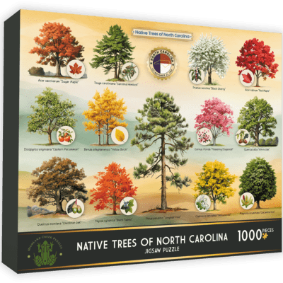 Native Trees of North Carolina Jigsaw Puzzle - 1000 pieces