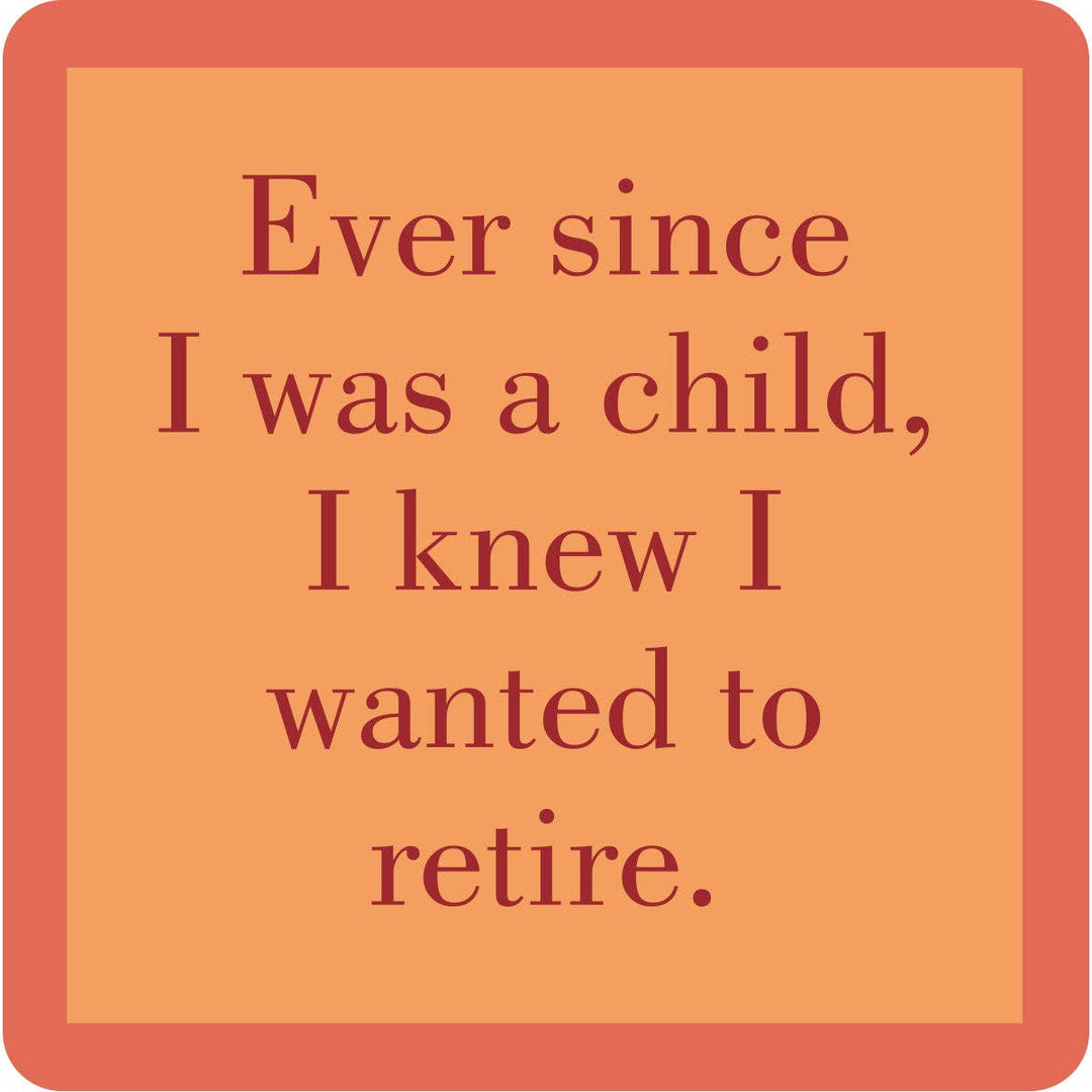 COASTER I was a Child | Funny Home Gift | Home Bar Decor