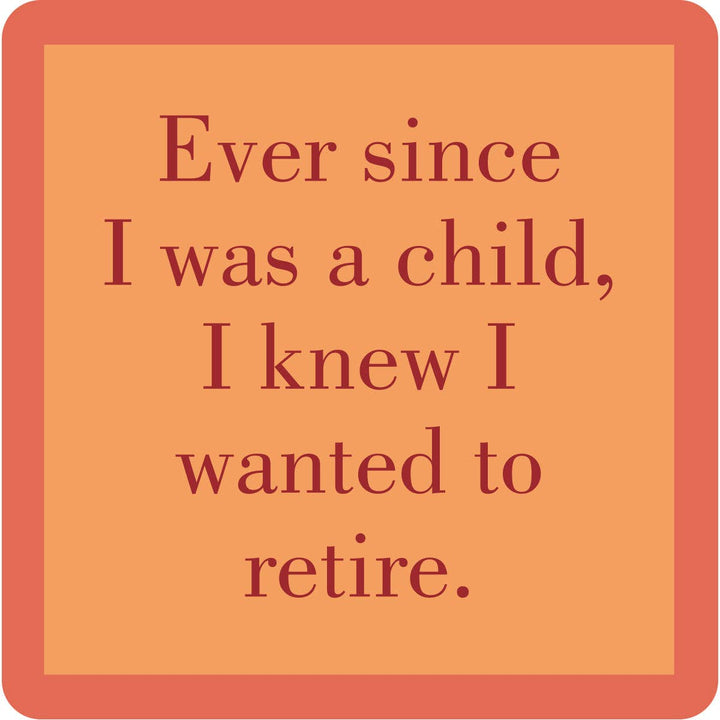 COASTER I was a Child | Funny Home Gift | Home Bar Decor