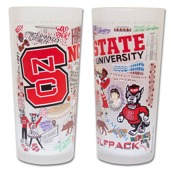 North Carolina State University Collegiate Drinking Glass