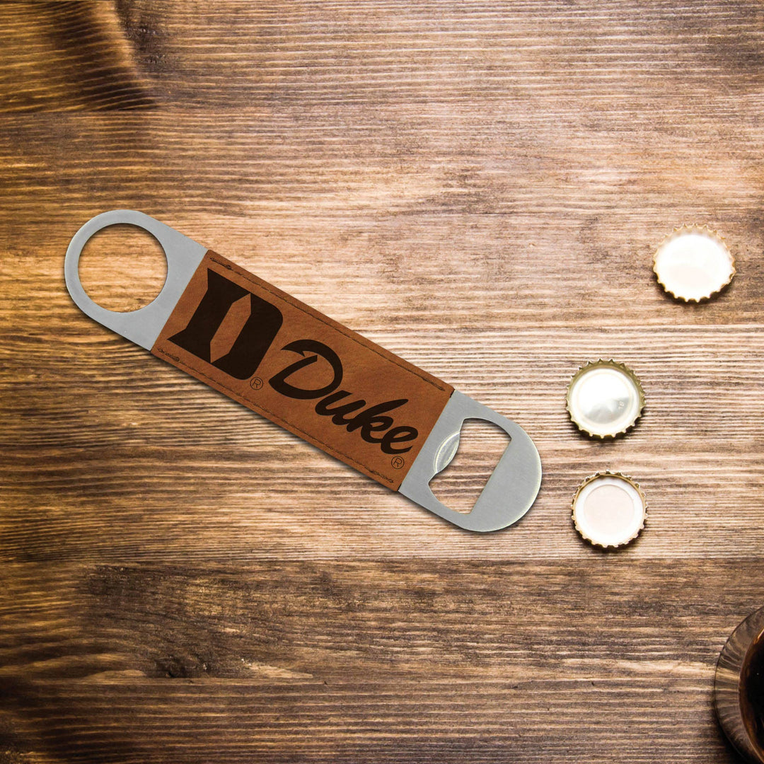 NCAA  Duke Blue Devils Brown Laser Engraved Bar Blade