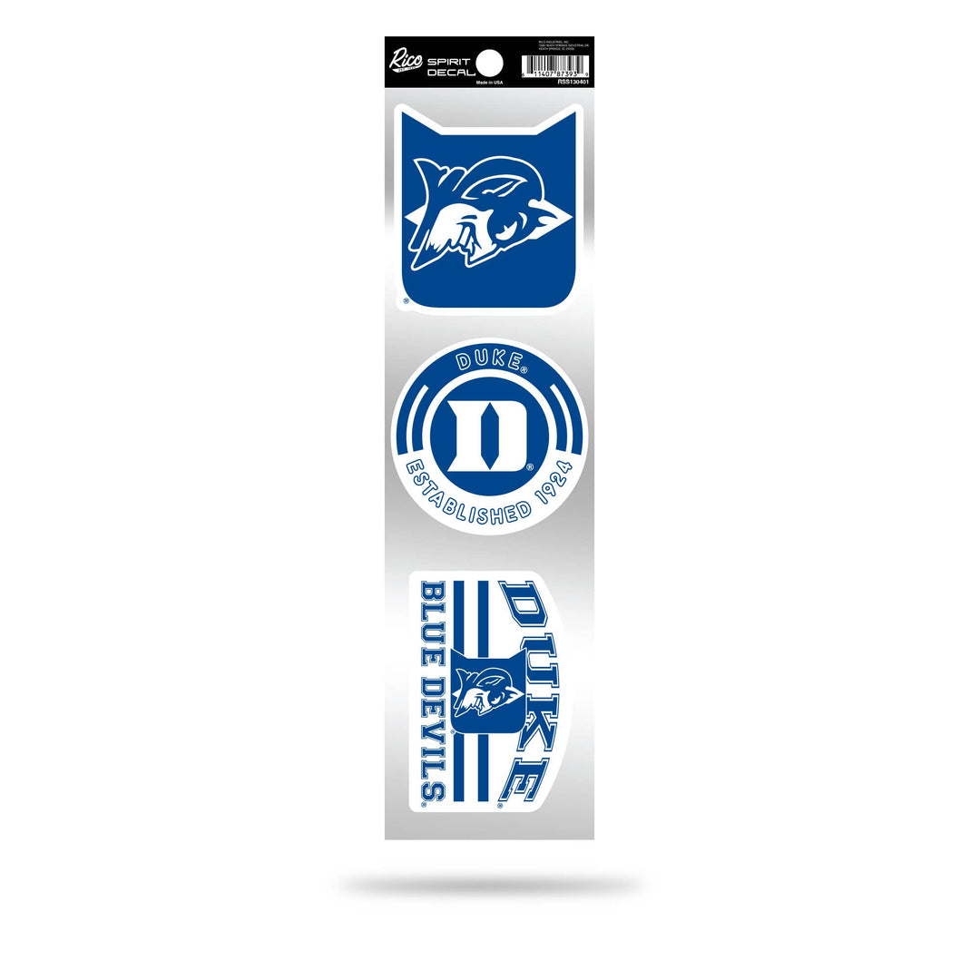 NCAA  Duke Blue Devils Standard 3-Piece Retro Spirit Decals