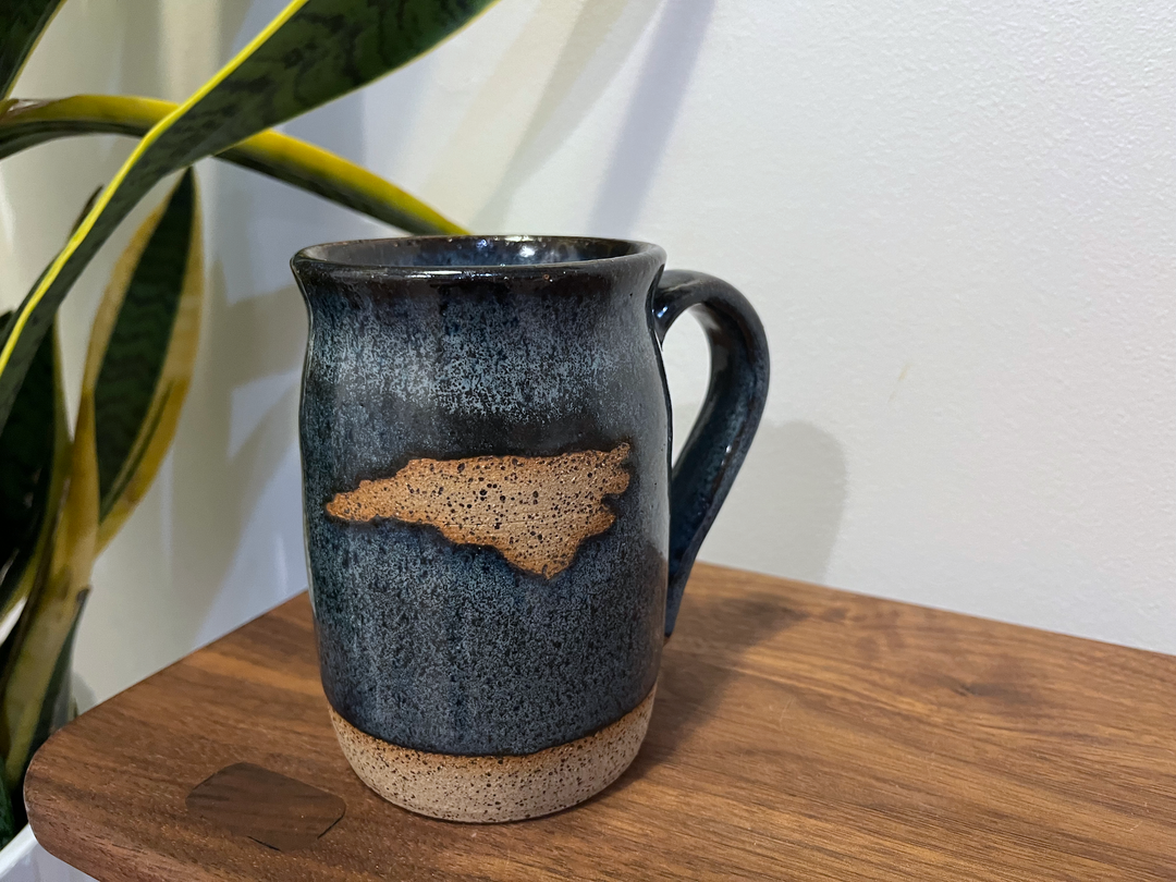 North Carolina Ceramic Mug: Gray