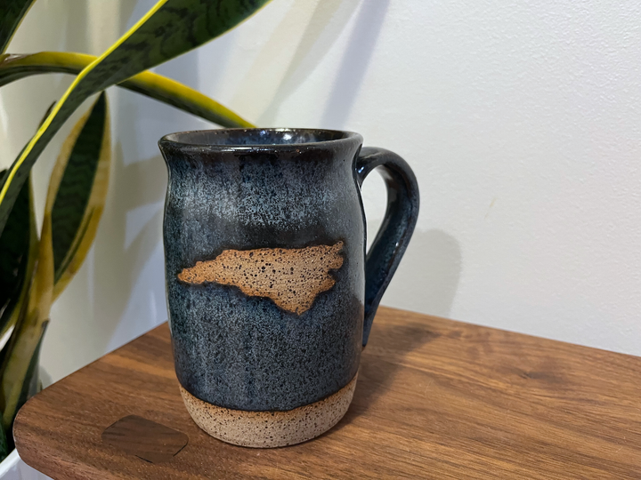 North Carolina Ceramic Mug: Gray