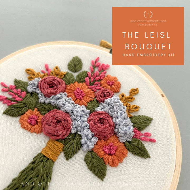 Hand Embroidery Kit - The Leisl Bouquet