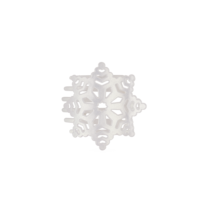 Glitter Snowflake | Flat Hair Clip