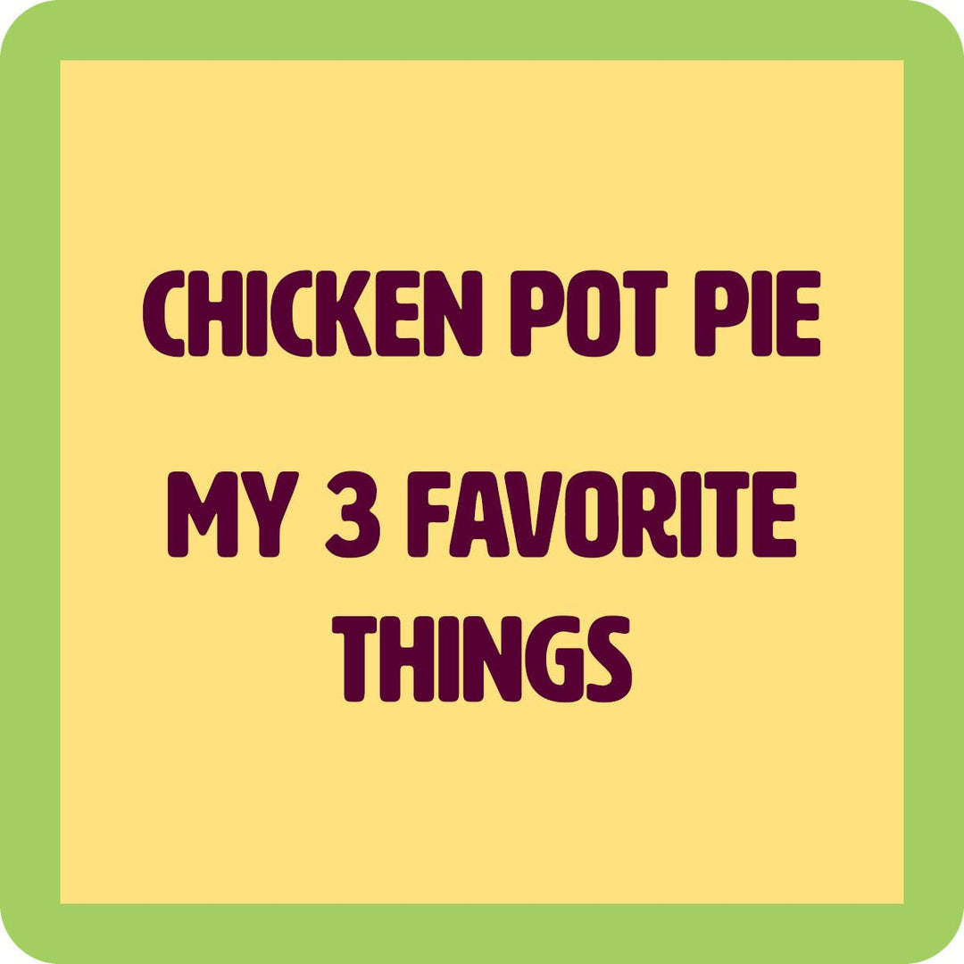 COASTER Chicken Pot Pie | Funny Party Gift | Home Bar Decor