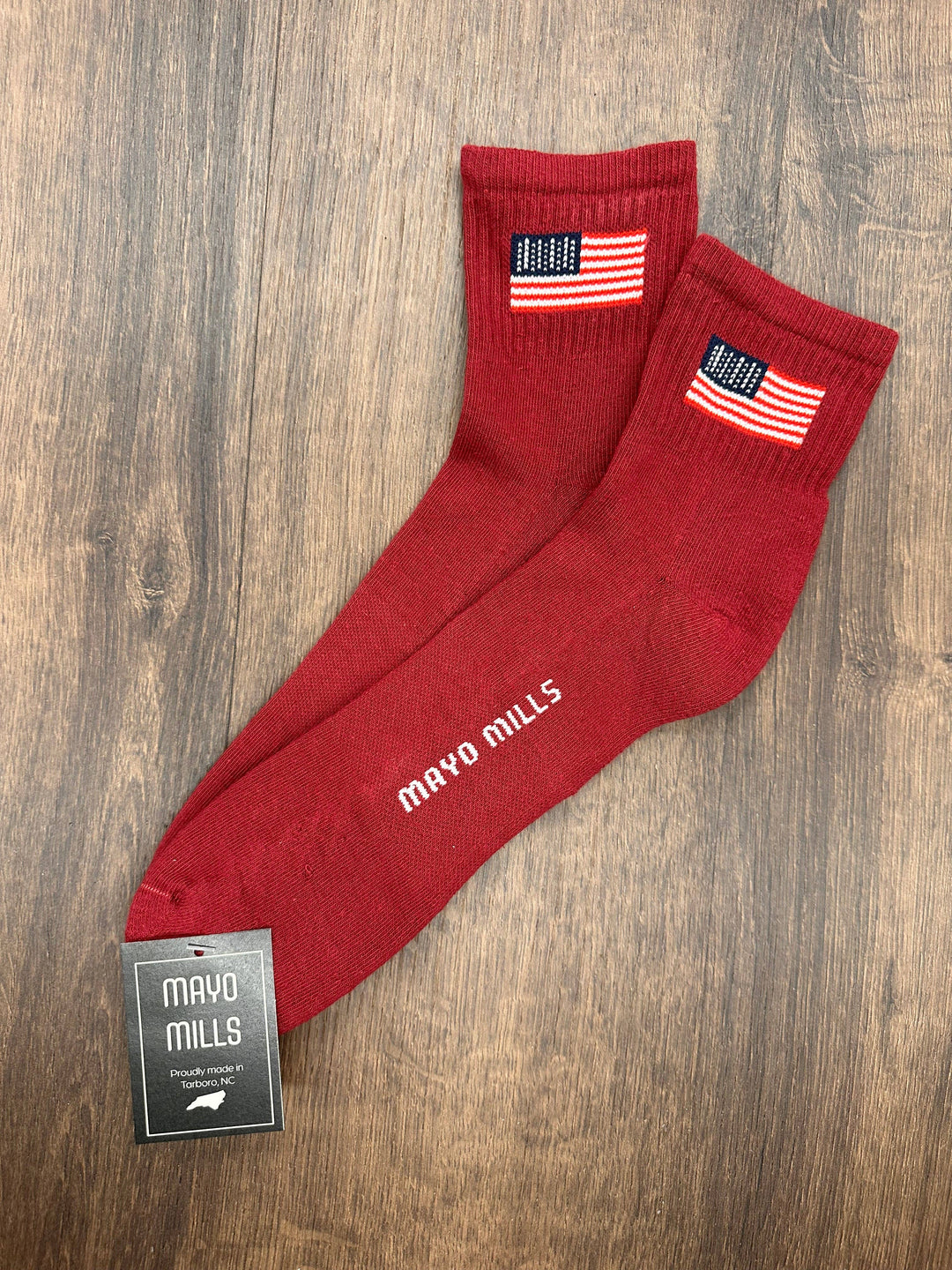 American Flag: Raspberry / Medium