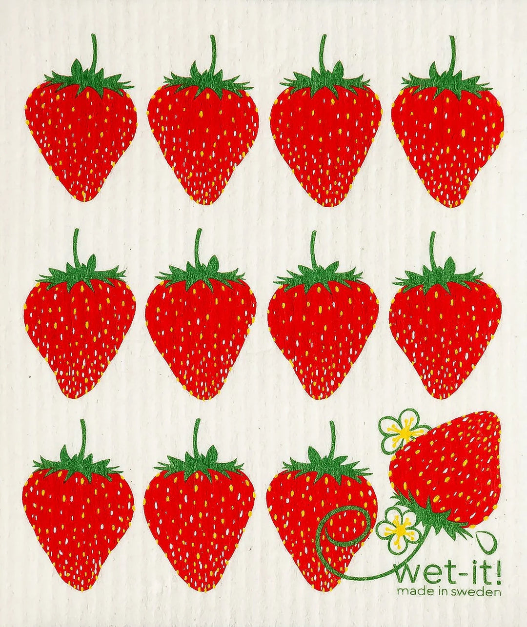 Strawberry Swedish Cloth